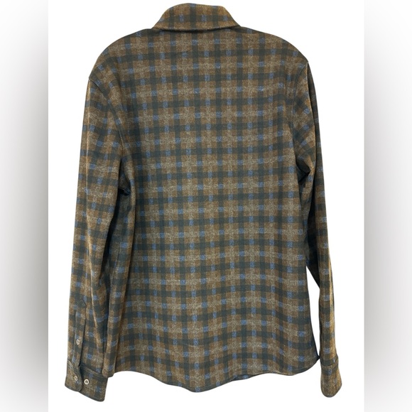 NWT Men’s Retro Lounge Flannel Shirt - Medium - Picture 2 of 9